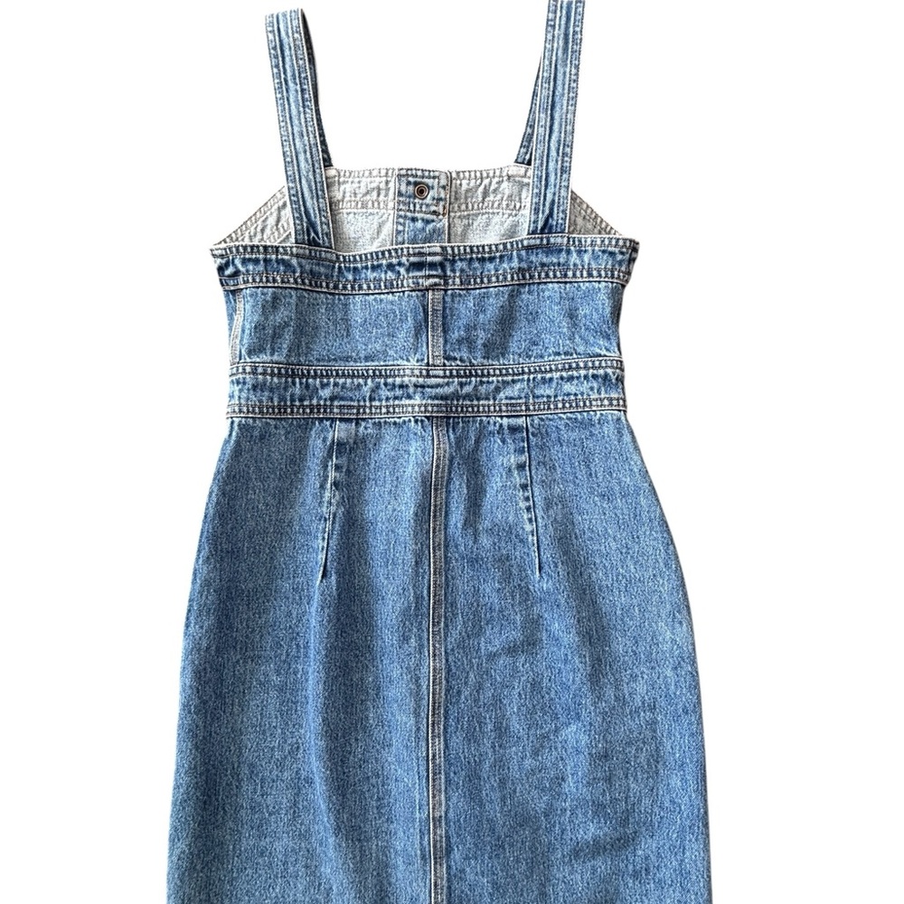 Blue Denim Button-Front Sundress - Picture 4 of 12